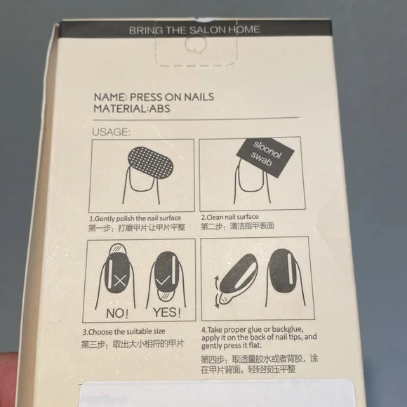 Two (2) Sets of Press on Nails Medium length - Picture 3 of 6